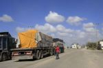  180شاحنة بضائع لغزة عبر'كرم أبو سالم' 