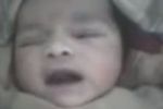 بالفيديو ..الطفل المعجزة:حديث الولادة بدمشق يستبدل البكاء وينطق 