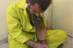  فيديو: ضرب داعشي شارك في مجزرة سبايكر واجباره على 'أكل حذاء 'على الهواء
