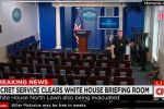 الحرس الرئاسي الأمريكي: إخلاء قاعة اجتماعات في البيت الأبيض بعد تهديد بوجود قنبلة