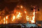 مصر: اصابات بحريق هائل في مبنى مديرية أمن الإسماعيلية
