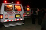 ٢٠ اصابة في حادث سير بين حافلتين فلسطينية واسرائيلية على طريق نابلس رام الله