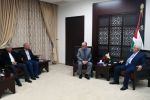 عباس يستقبل مسؤولين إسرائيليين في رام الله