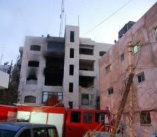 الدفاع المدني يخمد حريقاً داخل مبنى الإذاعة والتلفزيون الفلسطيني