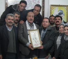 خان يونس : القنصل الفلسطينى لدى ليبيا بضيافة اللجنة الشعبية للاجئين