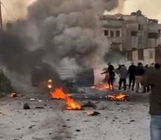  3 شهداء بقصف طائرات مسيرة إسرائيلية مركبة في جنين