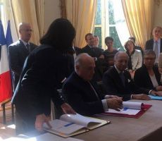 توقيع 4 اتفاقيات مع فرنسا لدعم دولة فلسطين