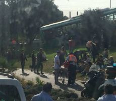 اصابة 50 اسرائيليا في تل ابيب