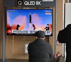 كوريا الشمالية تطلق صاروخا بالستيا الأحد
