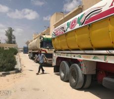 وصول الوقود المصري لتشغيل محطة الكهرباء في غزة عبر معبر رفح