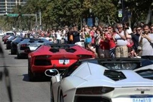 29 دولة و350 سيارة يحتفلون بعيد «لامبورغيني» الـ50