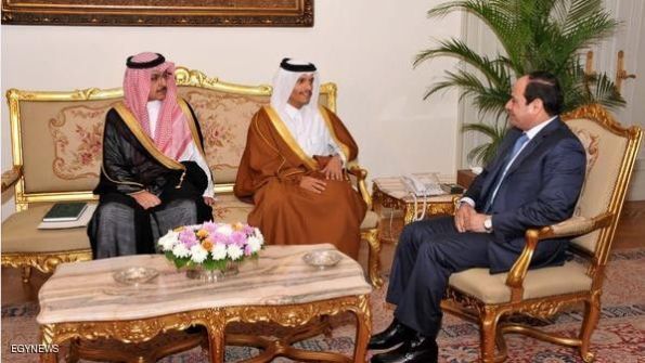 السيسي يستقبل مبعوث قطر بوساطة سعودية