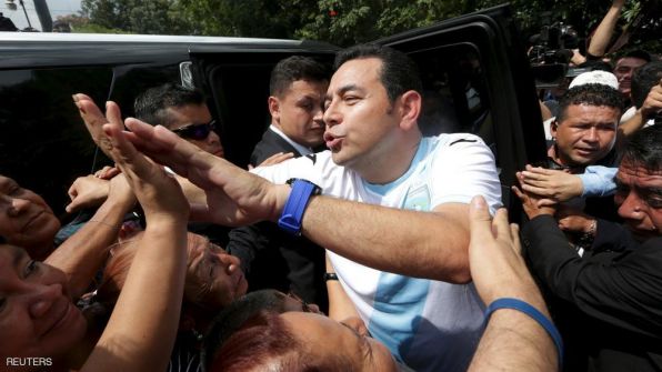 ممثل كوميدي يفوز برئاسة غواتيمالا