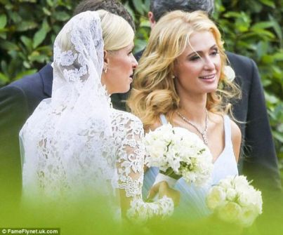  شاهد الصور: حفل زفاف شقيقة باريس هيلتون يتكلف مليار دولار