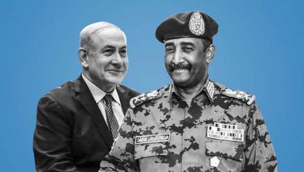نتنياهو يعلن فتح أجواء السودان أمام الطائرات الإسرائيلية بعد اللقاء مع عبد الفتاح البرهان
