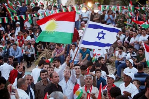 صور| رفع أعلام إسرائيل في مظاهرات أكراد العراق