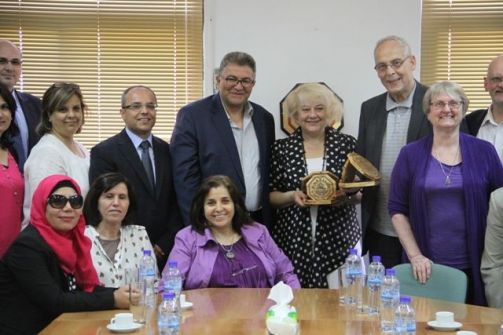وفد اتحاد كليات الصحة العامة في أوروبا يزور جامعة القدس