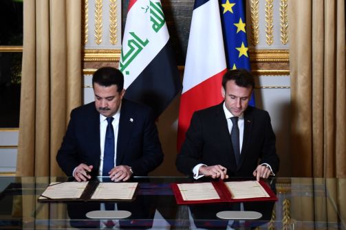 توقيع شراكة استراتيجية شاملة بين العراق وفرنسا