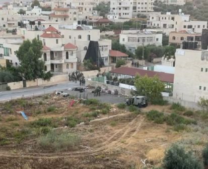 قوات الاحتلال تفجر منزل الاسير منتصر الشلبي