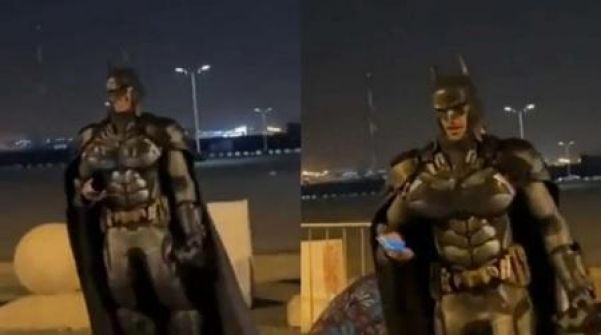 ظهور باتمان بأحد شوارع السعودية.. وهذه قصته