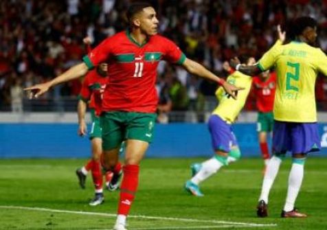 المغرب يحقق فوزا تاريخيا على البرازيل