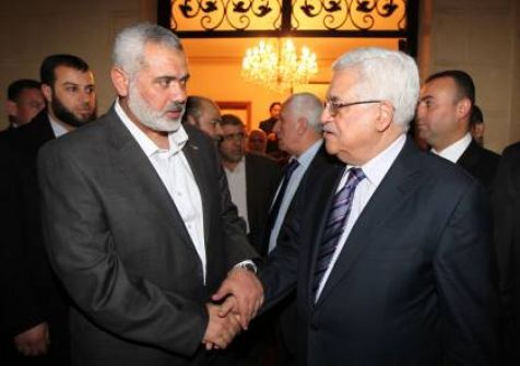 تفاصيل الاتصال الهاتفي بين الرئيس عباس واسماعيل هنية 