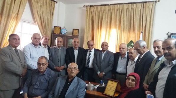 الهيئة الوطنية للمتقاعدين العسكريين تستقبل الافرنجي رئيس جمعية المتقاعدين المدنيين بغزة 
